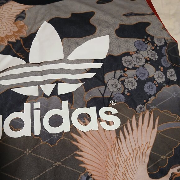 Adidas Rita Ora Asian Arena Grey Peach Bird Print Oriental Japan - Picture 3 of 8